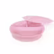 Чиния с разделения Twistshake 6+ месеца розова
