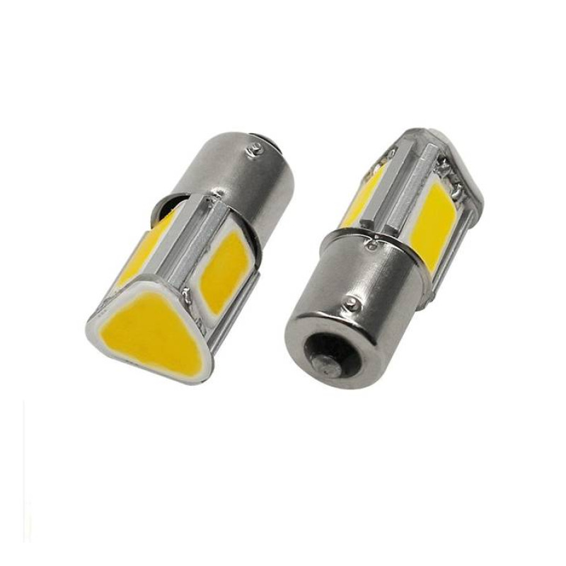 Автомобилна лампа 4бр. LED студено бяла с цокъл BA15s 12V