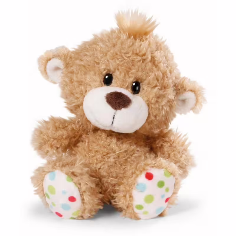 Бебешка плюшена играчка Карамелено Мече