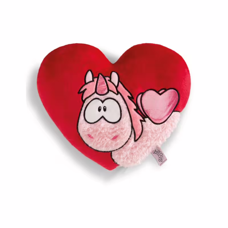 Възглавница сърце с Еднорогът Theodor