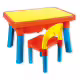 Детска пластмасова маса със стол, Unico