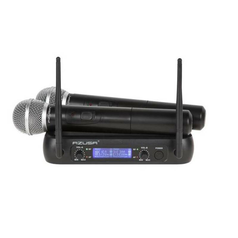 Професионална система с 2 безжични микрофона WR-358LD