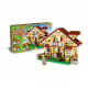 Детски конструктор - двуетажна хижа, Unico