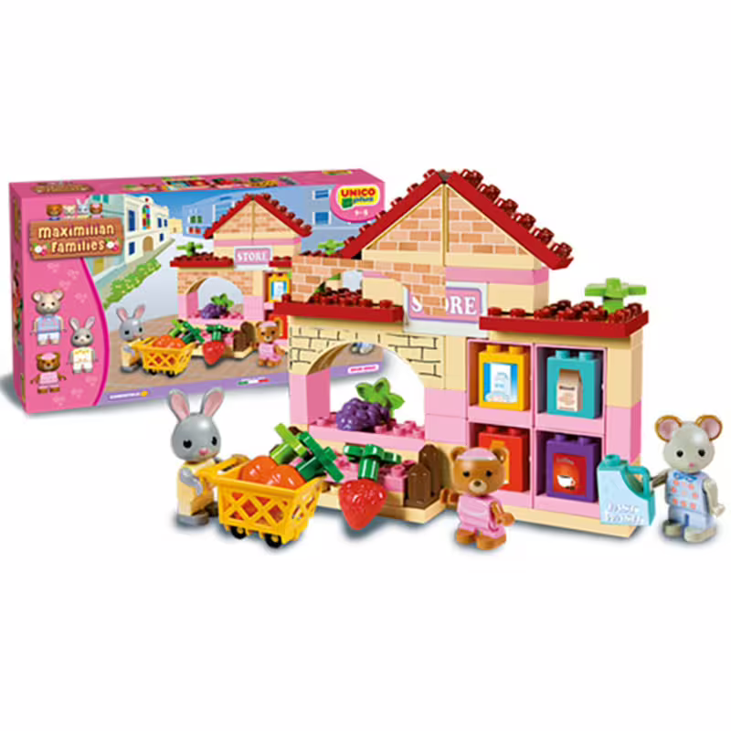 Детски конструктор за момиче - магазин, Unico