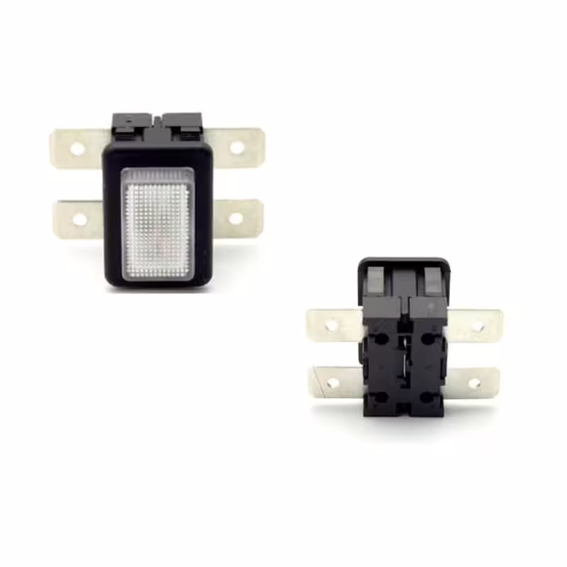 Ключ за бойлер TESY/ТЕСИ, 4pin, 2 положения, светещ, 250V, 16A, 22x13mm