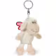Ключодържател с овцата Jolly - Don't worry be happy - Бял 10 см.