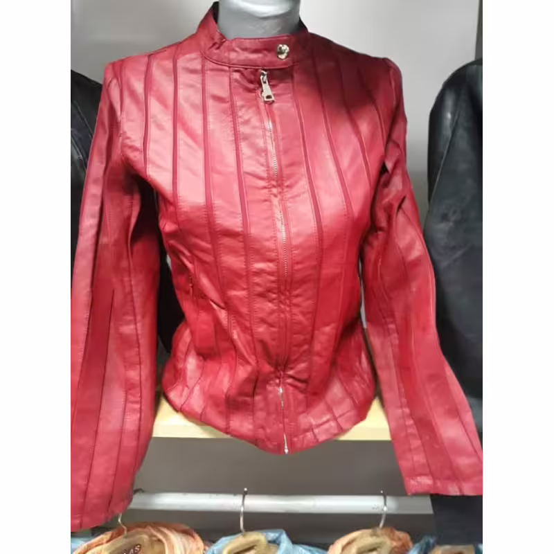 Дамско яке от еко кожа