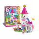 Конструктор за деца - замък, Hello Kitty, Unico