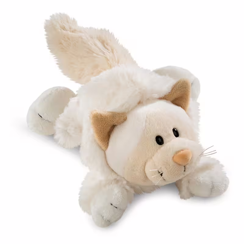 Плюшена играчка лежаща - Коте, 20 см