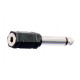 Букса преходна MONO 6,3mm JACK(м)/3,5mm JACK(ж)
