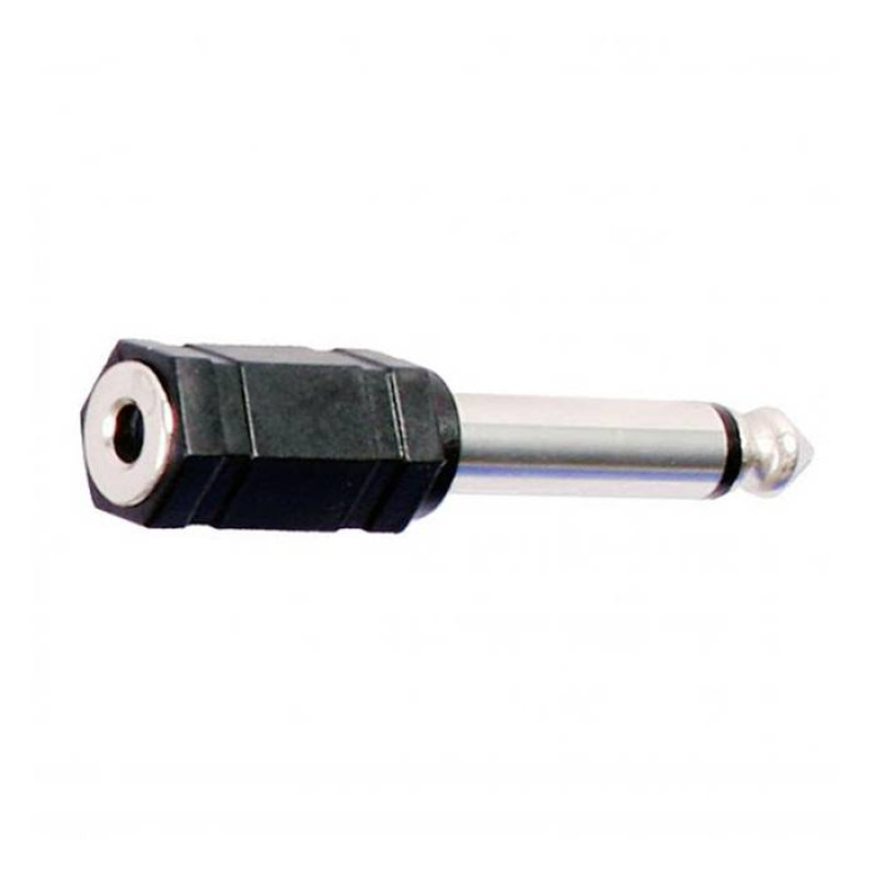 Букса преходна MONO 6,3mm JACK(м)/3,5mm JACK(ж)