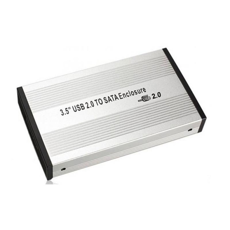 Кутия HDD, вътрешен хард диск, 3,5", SATA, USB 2.0