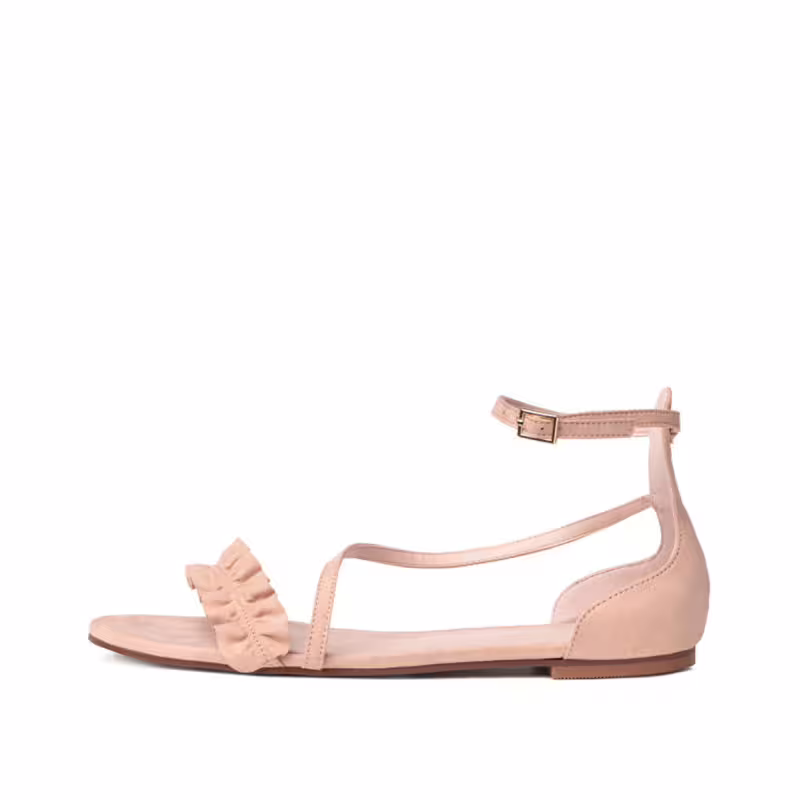 H&M Suede Sandals Pink