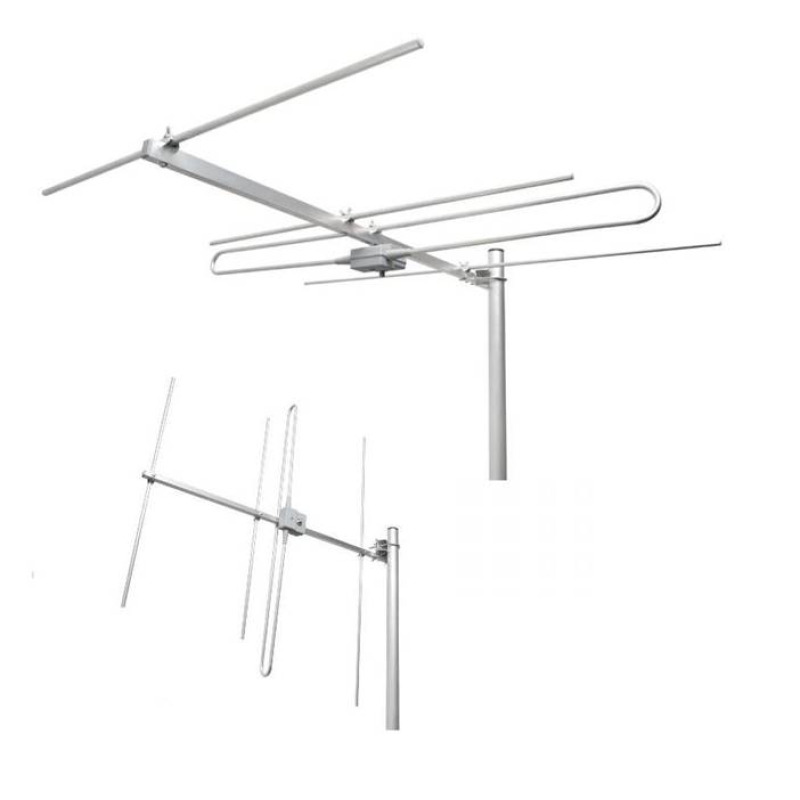 Голяма външна антена YAGI-5 без усилвател UHF