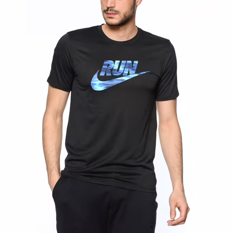 NIKE Running Logo Dri Fit Tee