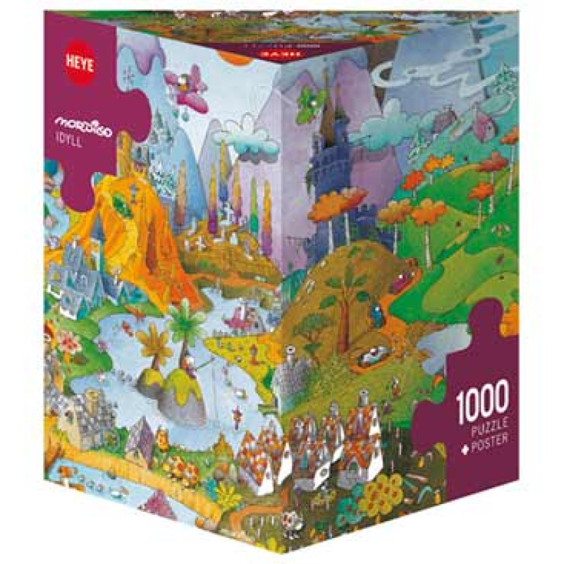 Пъзел Heye от 1000 части - Идилия, Мордильо
