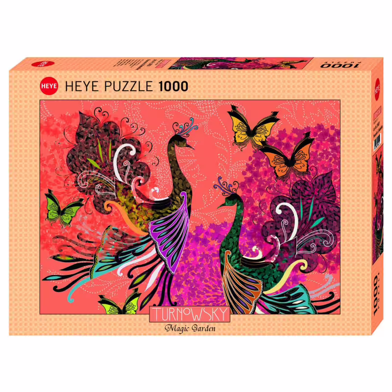 Пъзел Heye от 1000 части - Петли и пеперуди, Търновски