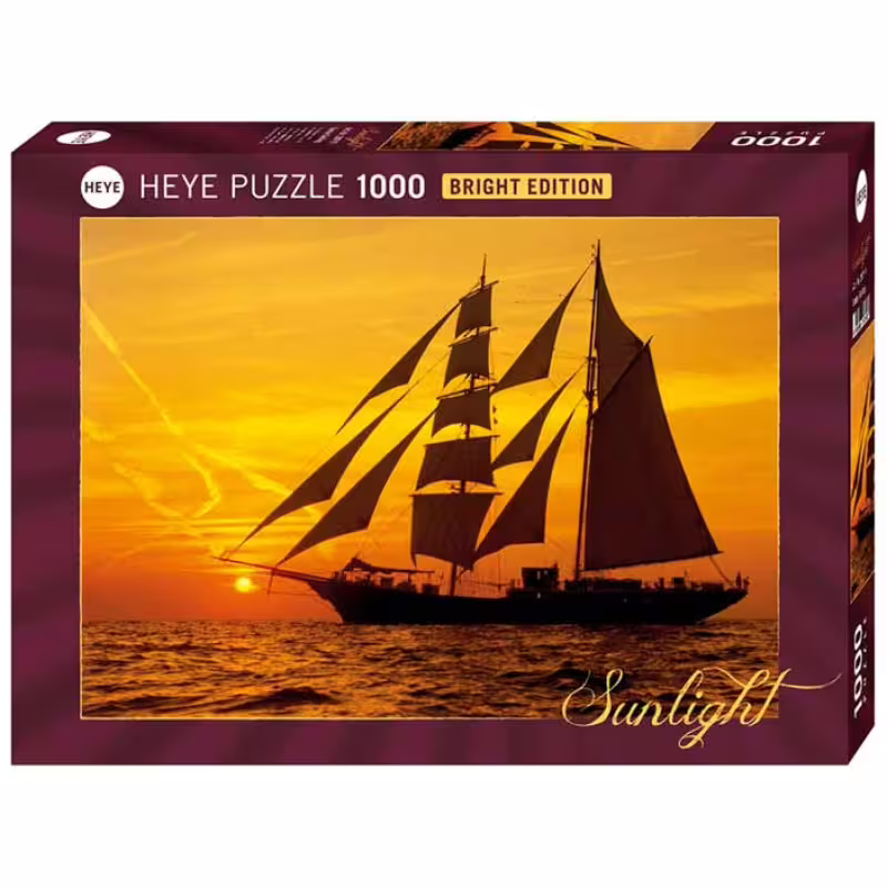 Пъзел Heye от 1000 части - Слънце в платната