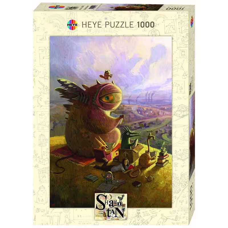 Пъзел Heye от 1000 части - Четене, Шон Тан