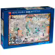 Пъзел Heye от 2000 части - Карта на пиратския свят