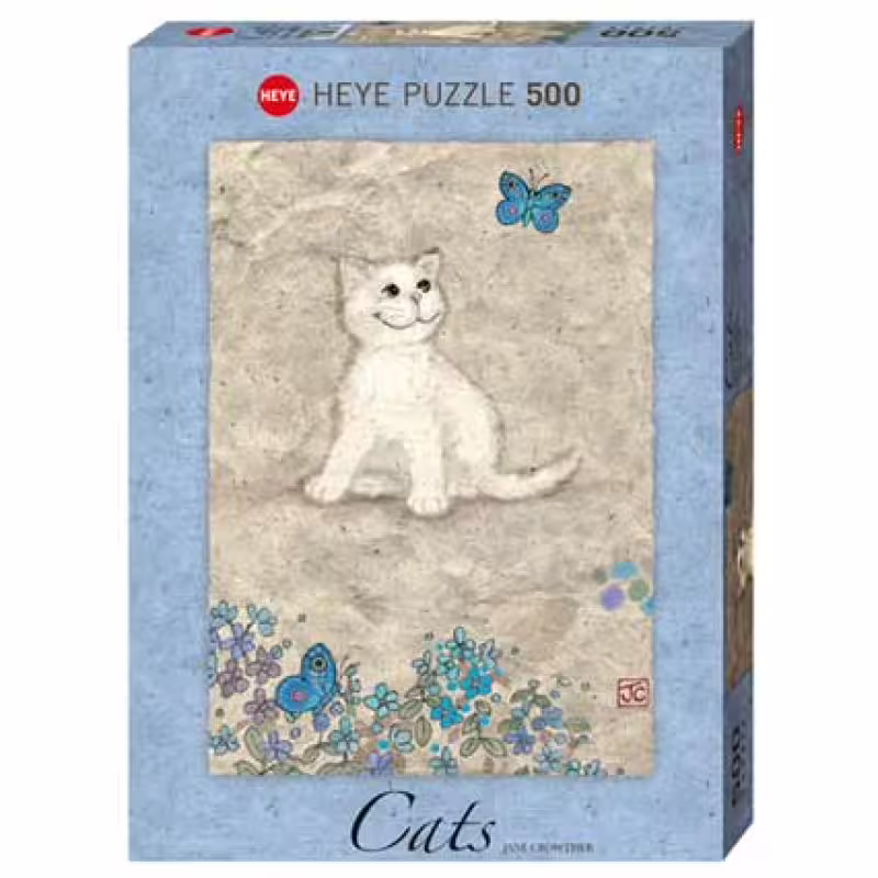 Пъзел Heye от 500 части - Бяло котенце, Джейн Краутър