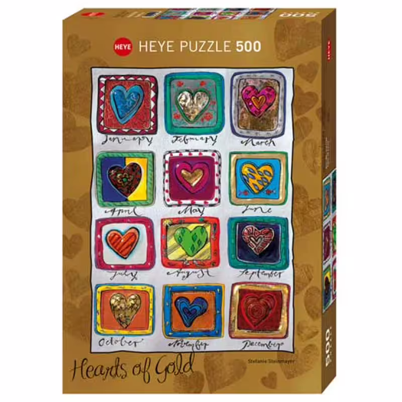 Пъзел Heye от 500 части - Година на Любовта, Стефани Щанмайер