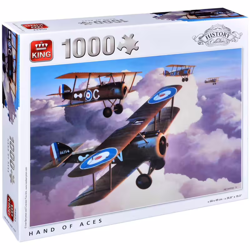 Пъзел King от 1000 части - Военни самолети, Айвън Бериман