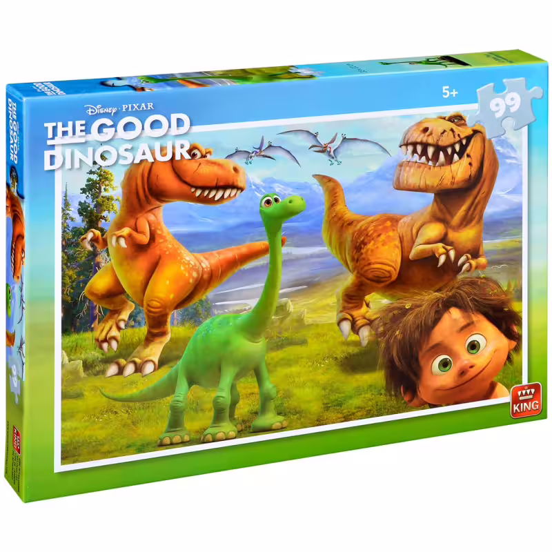 Пъзел King от 99 части - Добрият динозавър