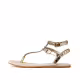 H&M Studded Sandals Gold