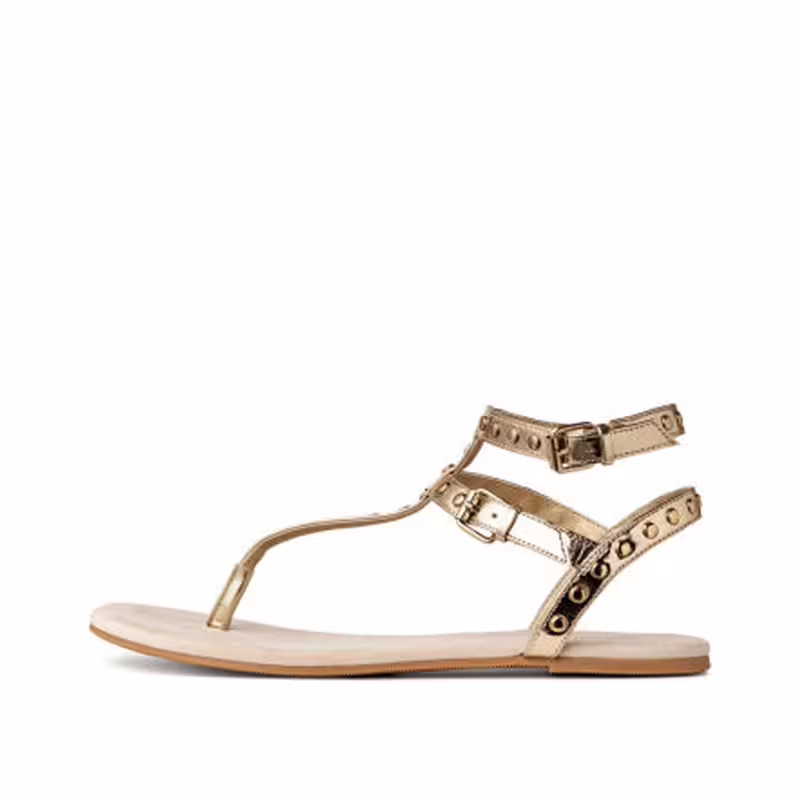 H&M Studded Sandals Gold