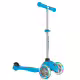 Тротинетка за деца Primo Lights със светещи гуми и регулируема височина - Светло синя