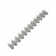 Лустер клема 60A 450V бяла 12pin 4-16mm2