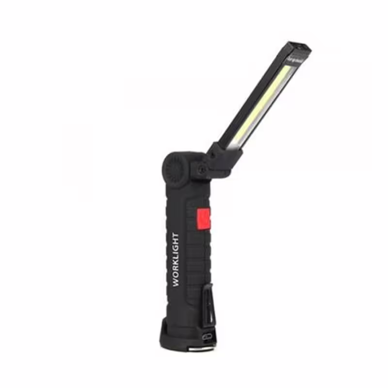 LED фенер W-52, акумулаторна батерия, магнит, стойка, 5W