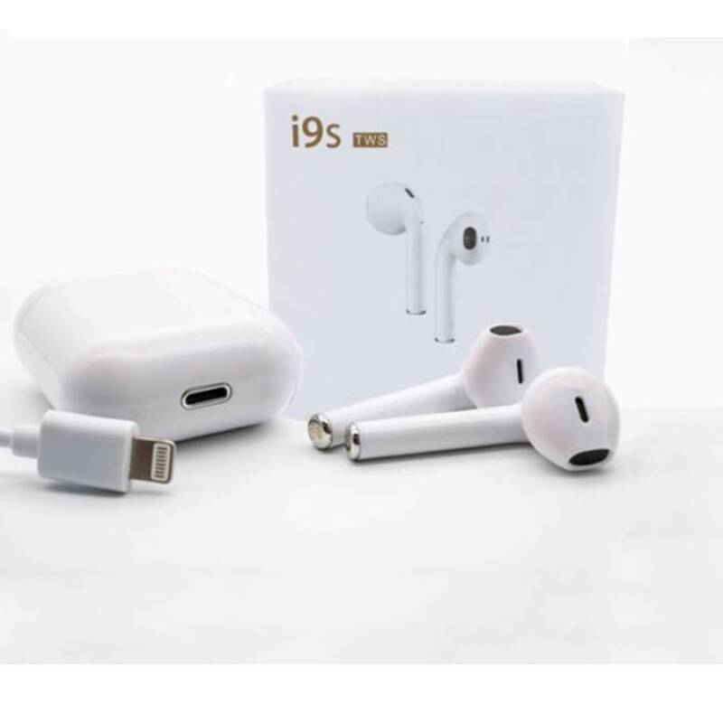 Безжични слушалки i9S TWS, тапи, блутууд, стерео звук, докинг кутия