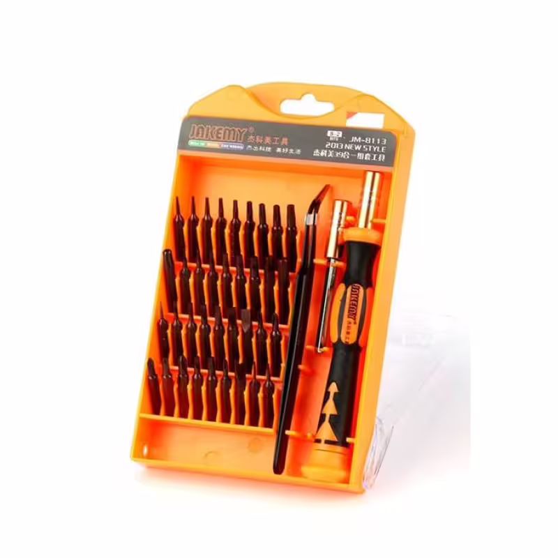 Отвертка с накрайници JM-8128 за GSM комплект 45бр.