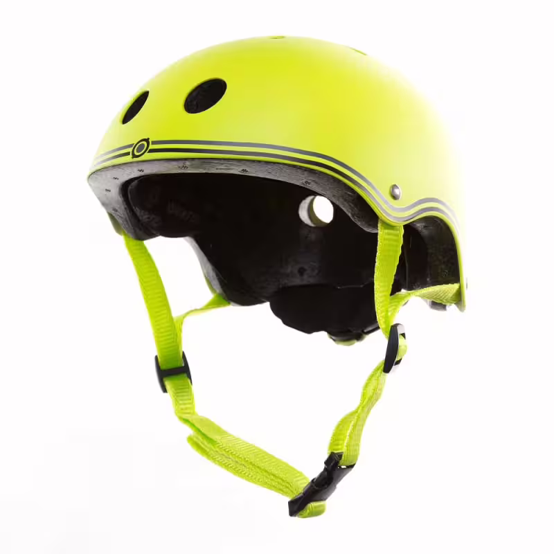 Детска каска за колело и тротинетка, 51-54 см, зелена