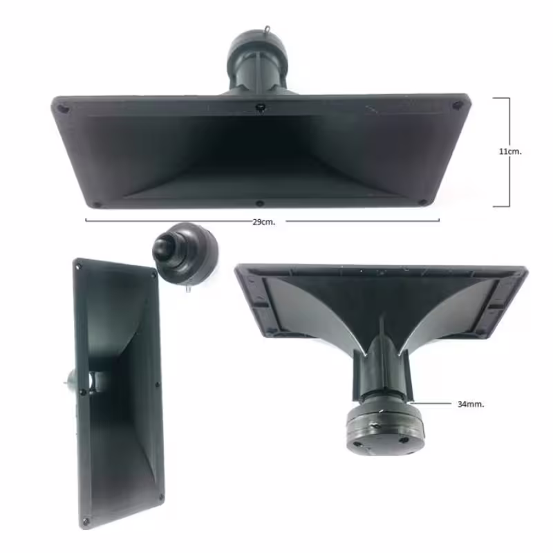 Високочестотен говорител F28, пиезо, пищялка, 120W, 8ohm, 290x110mm