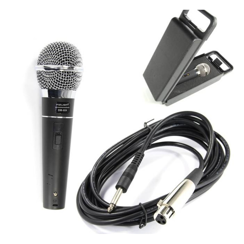 Микрофон динамичен DM-604 с кабел 3m