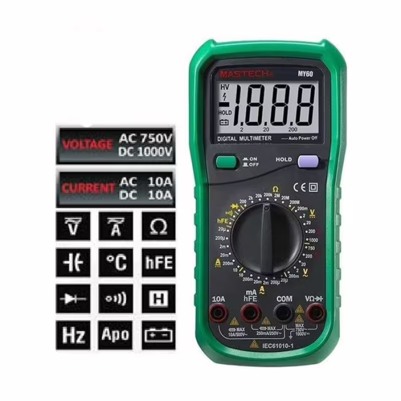 Мултицет със зумер MY60 VAC/VDC | AAC/ADC | OHM