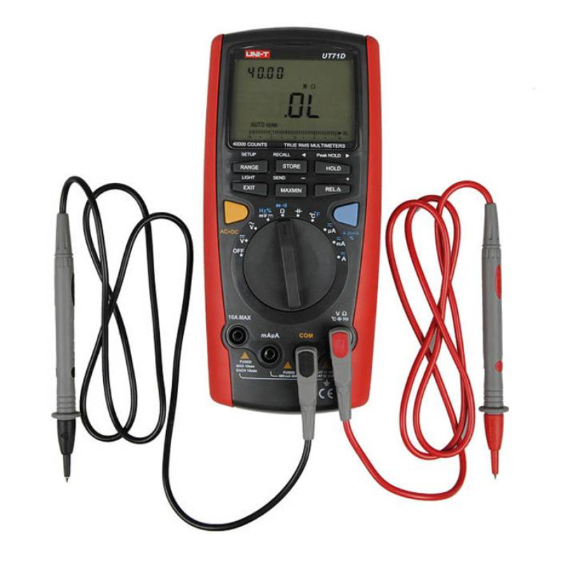 Мултицет с интерфейс UT-71D VAC/VDC | ADC/VDC | OHM | F | Hz | °C