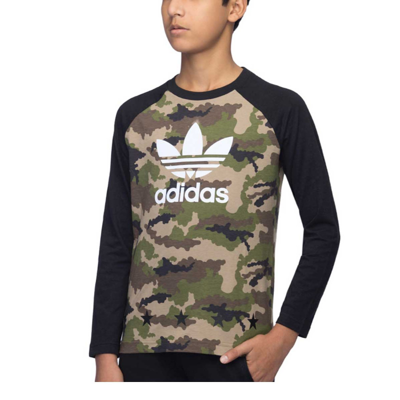 ADIDAS Originals LS Camo Blouse
