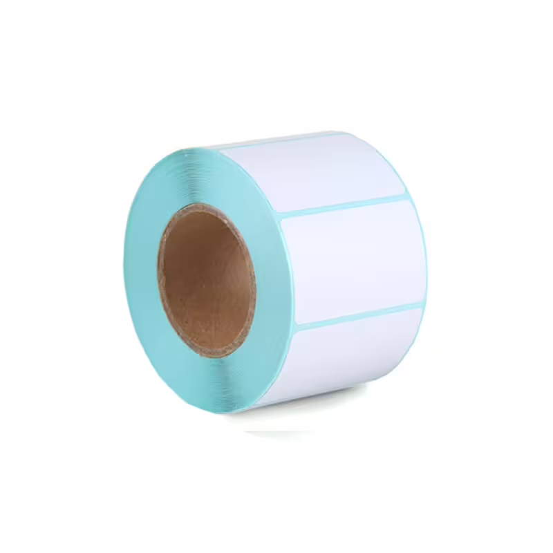 Термодиректни етикети, No brand, 50x25mm, 1000 бр, Бял - 71200