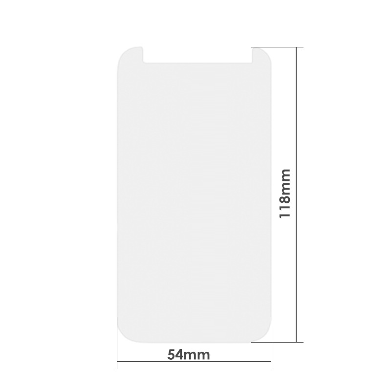 Стъклен протектор DeTech, Универсален, За 4.0", 0.26mm, Прозрачен - 52261