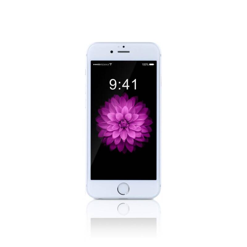 Стъклен протектор за целия дисплей 5D No brand,  0.15mm, за iPhone 7/8 Plus, Бял - 52442