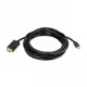 Кабел DeTech Mini DP - HDMI M/M, 14+1 cooper, 3м, Черен - 18280