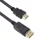 Кабел DeTech DP - HDMI, 1.8m, Черен - 18222
