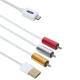 Кабел MHL (micro USB) - AV 3RCA, USB, No brand, 1.8m - 18231