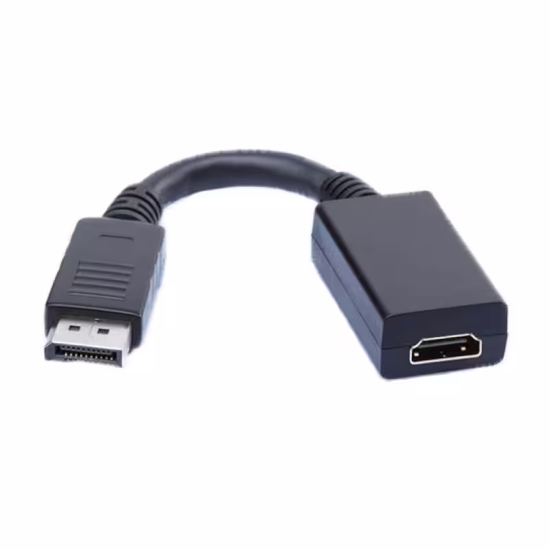 Преходник No brand  DP към HDMI, Черен - 18219
