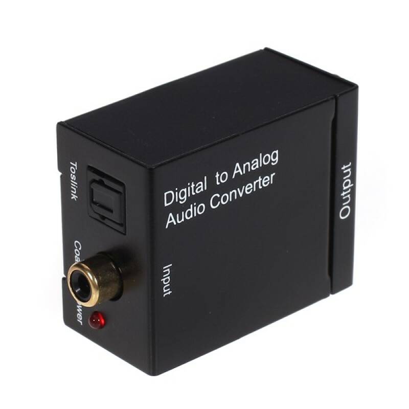 Дигитален аналогов аудио конвертор DT, Черен - 18225