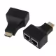 HDMI удължител, No brand, През LAN CAT-5e/6, Черен - 17165